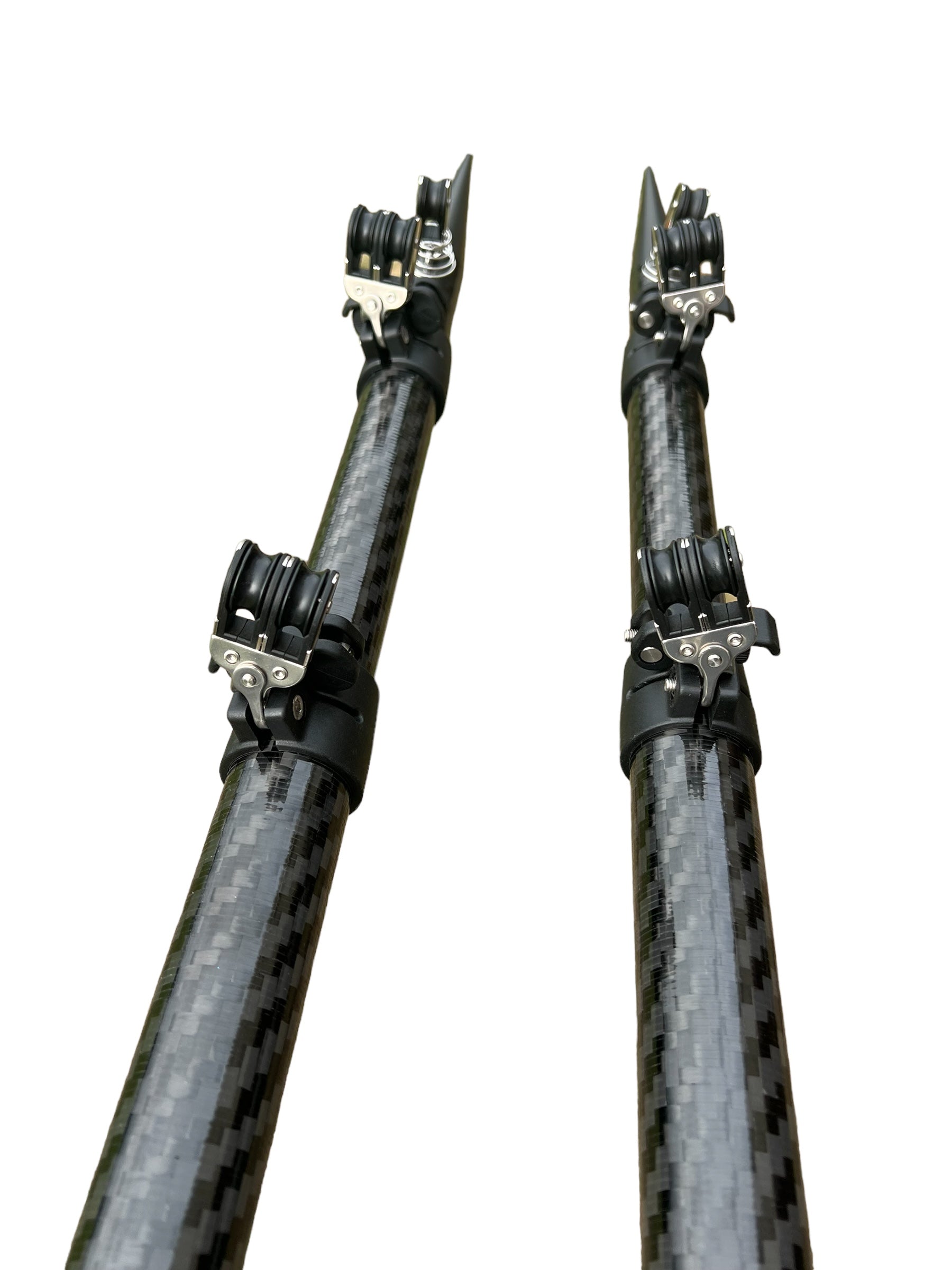 18' Carbon Fiber Heavy Duty Collapsable Outrigger Pole Pair