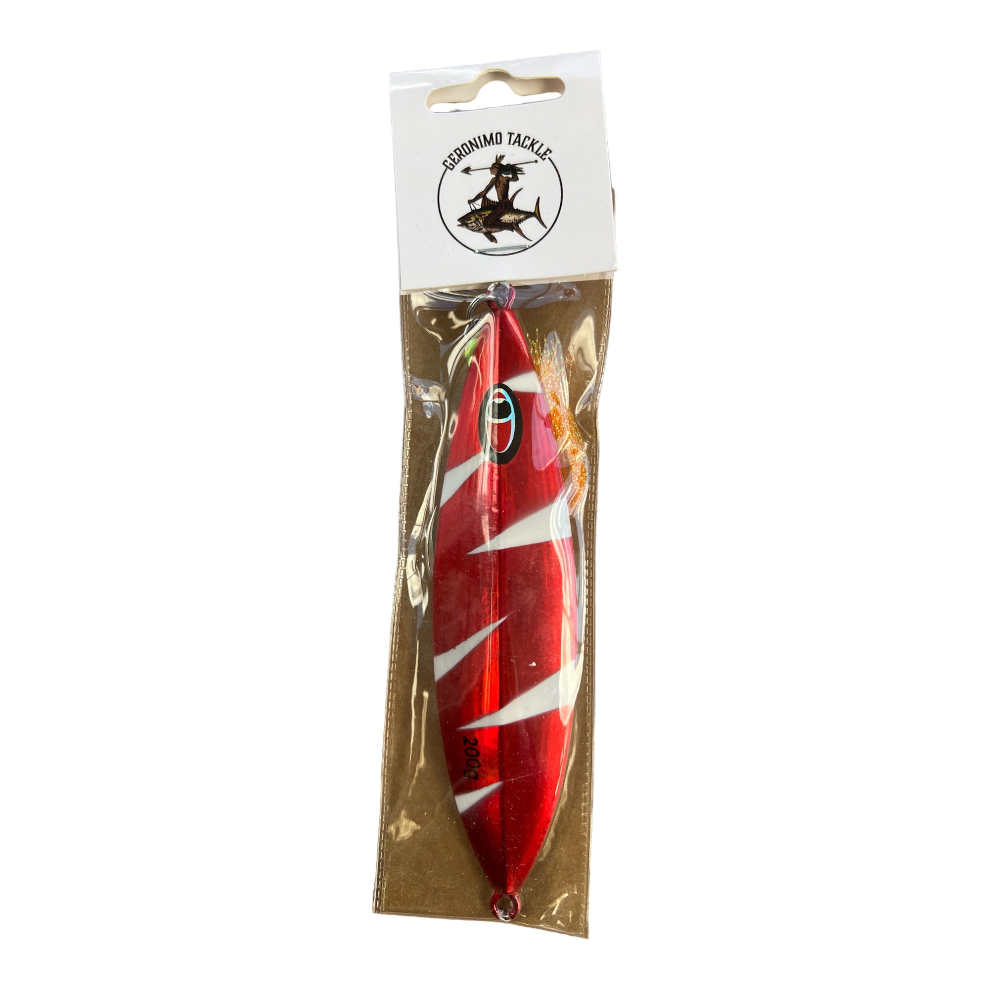 Butterfly Slow Pitch Jig Red - Rigged