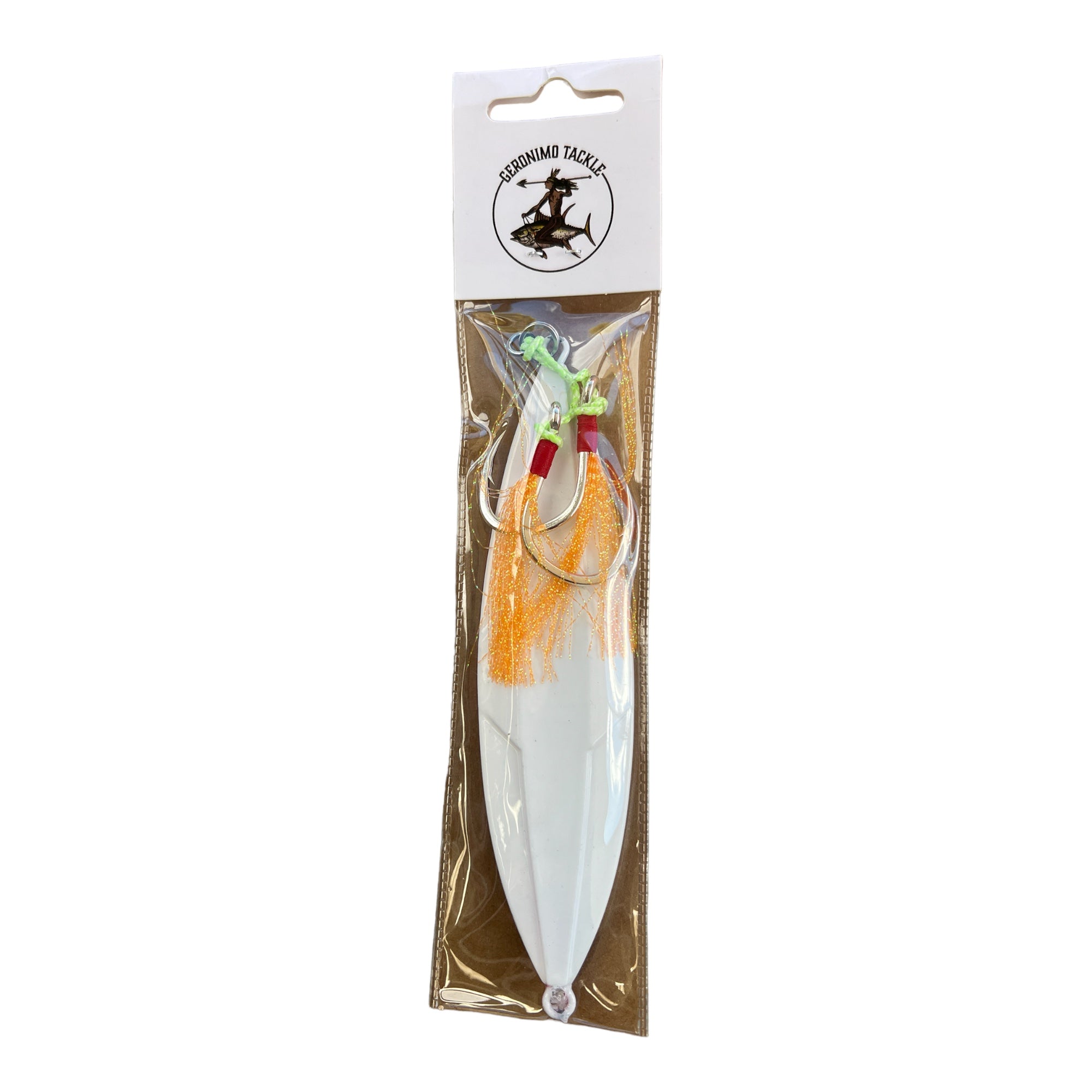 Butterfly Slow Pitch Jig Blue, Pink, White - Rigged