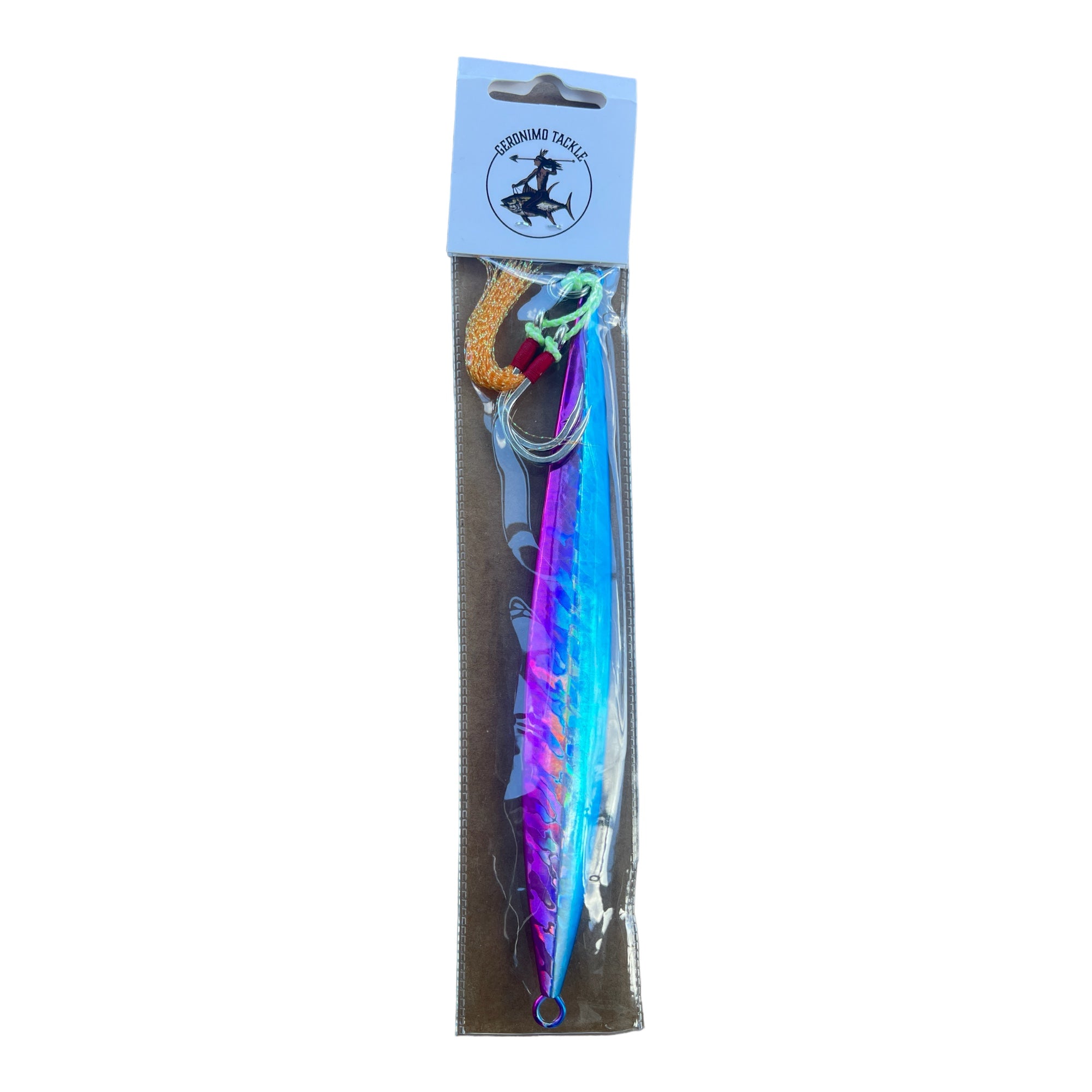 Knife Slow Pitch Jig Pink/Silver/White - Rigged