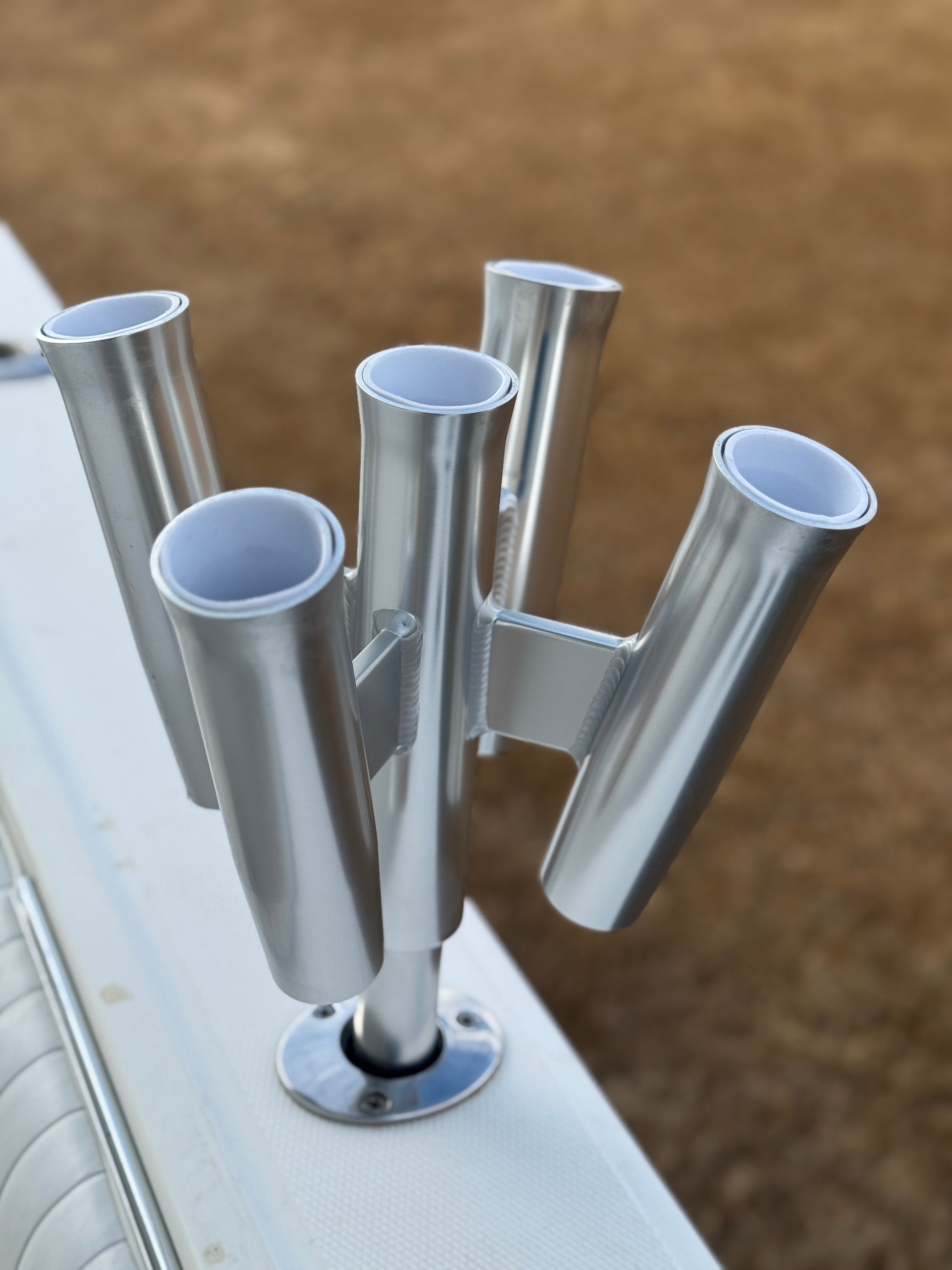 5 Rod Aluminum Rod Holder